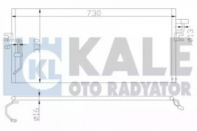 KALE OTO RADYATOR 388500 -  Конденсатор, кондиционер